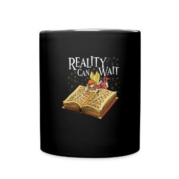 Book Bookworm Bookworm Fairy Book Fairy - Mug uni - noir - Devant