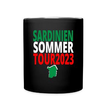 Sardinia Tour 2023 Holiday T-Shirt Summer - Full Colour Mug - black - Front