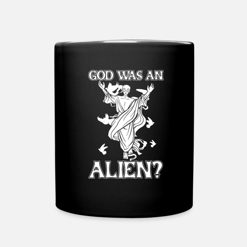 Christ Christentum Außerirdischer Jesus - Tasse einfarbig - Schwarz