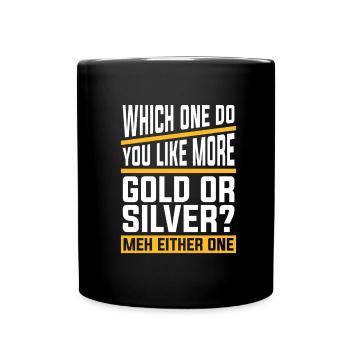 Mines d’or Mines d’or Mines d’or Drôles d’exploitation minière d’or - Mug uni - noir - Devant