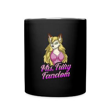 Furry Fandom Fursuits Cool - Tasse einfarbig - Schwarz - Vorne