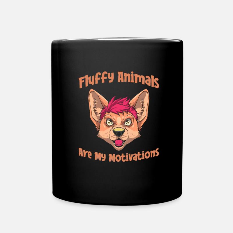 Furry Fandom Fursuits Cool - Tasse einfarbig - Schwarz