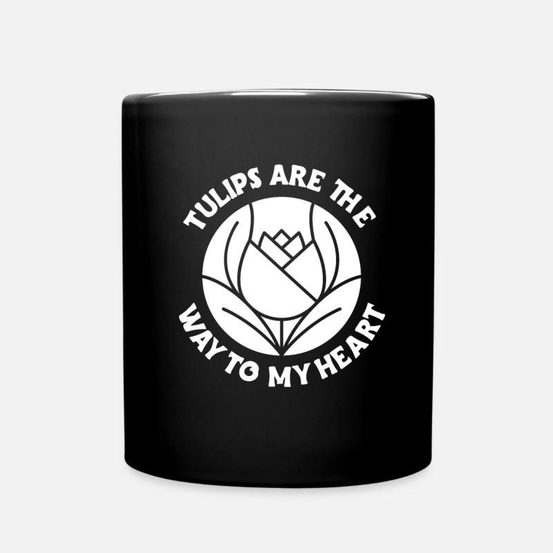 Tulipes Tulipes - Mug uni - noir