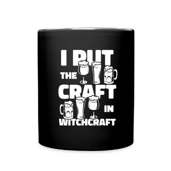 Craft Beer Bier Craftbier - Full Colour Mug - black - Front