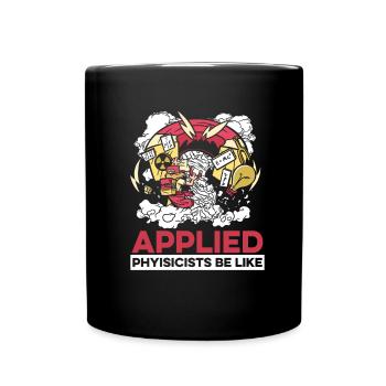 Physique Phyker Drôle de physique appliquée - Mug uni - noir - Devant