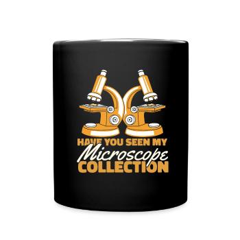 Biology Biologist Microscope - Full Colour Mug - black - Front