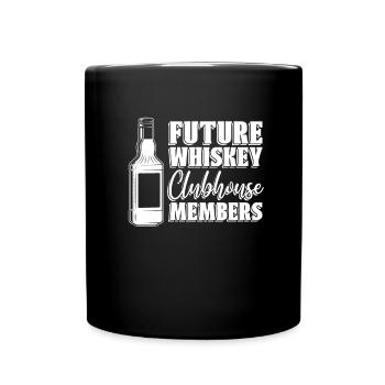 Whisky Whiskey - Tasse einfarbig - Schwarz - Vorne