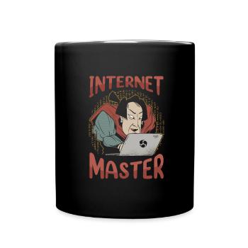 Web Entwickler Webdeveloper Meister - Tasse einfarbig - Schwarz - Vorne