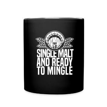 Whisky Whiskey - Full Colour Mug - black - Front