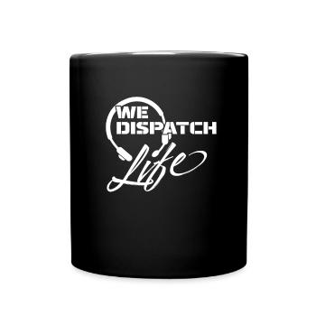 Emergency call control center operations center - Full Colour Mug - black - Front
