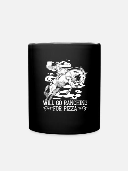 Rodeo Cowboy Ranch Cowboy - Tasse einfarbig - Schwarz