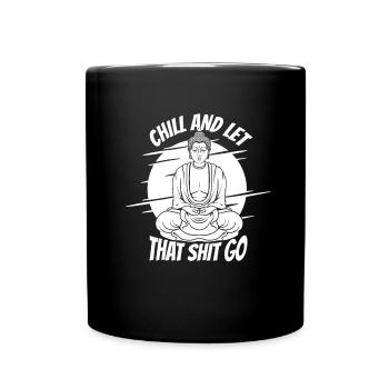 Bouddha bouddhiste drôle - Mug uni - noir - Devant