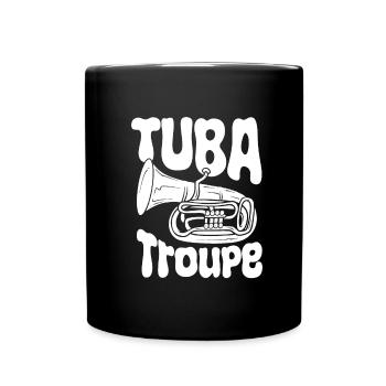 Fanfare procession tuba - Full Colour Mug - black - Front