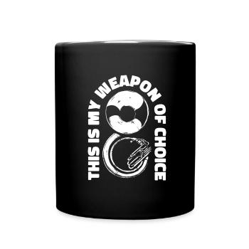 Fanfare Procession Tuba - Full Colour Mug - black - Front