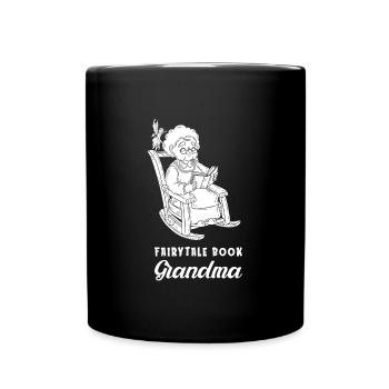 Livre rat de bibliothèque Rat de bibliothèque Grand-mère Livre Fée - Mug uni - noir - Devant