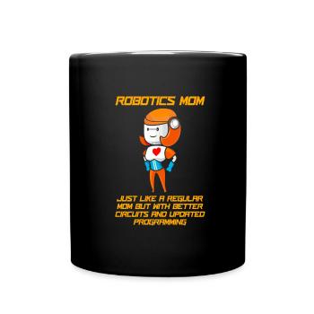 Robotik Ai Roboter Mutter - Tasse einfarbig - Schwarz - Vorne