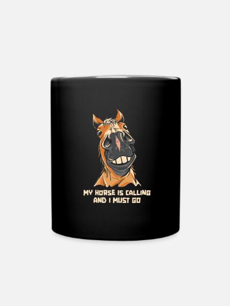 Équitation équestre amusante Endurance - Mug uni - noir