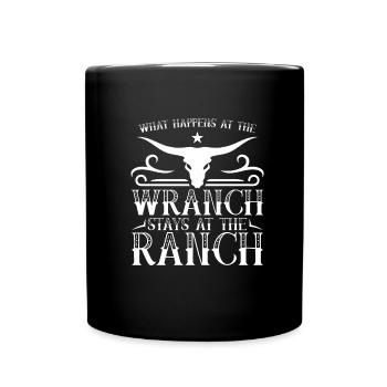 Rodeo Cowboy Ranch Cowboy - Tasse einfarbig - Schwarz - Vorne
