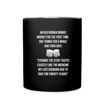 Whisky Whiskey - Full Colour Mug - black - Front