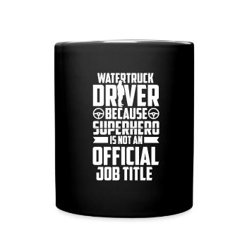 Truck Driver Trucker Truck Driver Funny - Full Colour Mug - black - Front