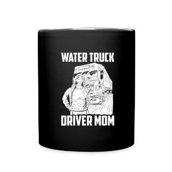 Camionneur Camionneur Camionneur Mère - Mug uni - noir - Devant