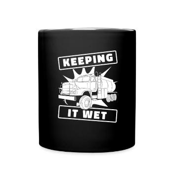 Truck Driver Trucker Truck Driver - Full Colour Mug - black - Front