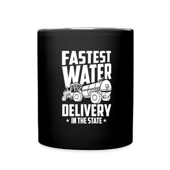 Truck Driver Trucker Truck Driver - Full Colour Mug - black - Front