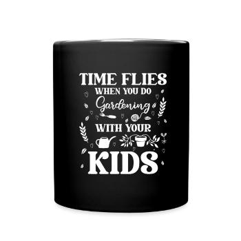 Jardinier amateur Jardin Maman de jardin - Mug uni - noir - Devant