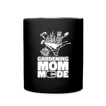Jardinier amateur jardin maman - Mug uni - noir - Devant