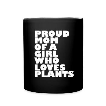 Jardinier amateur jardin maman - Mug uni - noir - Devant