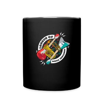 Musiklehrer Musik Lehrer Liga - Tasse einfarbig - Schwarz - Vorne