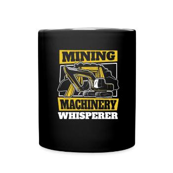 Ingenieur Cool Bergbauingenieur - Tasse einfarbig - Schwarz - Vorne