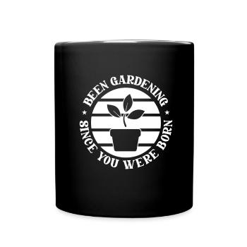 Jardinier amateur jardin maman - Mug uni - noir - Devant