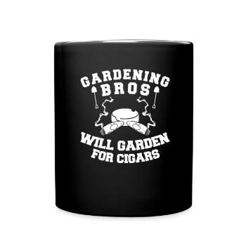 Hobby Gardener Garden Garden Brother - Full Colour Mug - black - Front