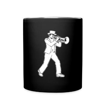 Fanfare de trombone - Mug uni - noir - Devant