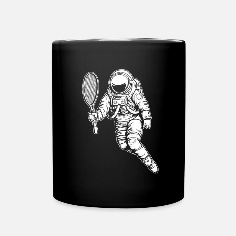 Badminton Federball - Tasse einfarbig - Schwarz