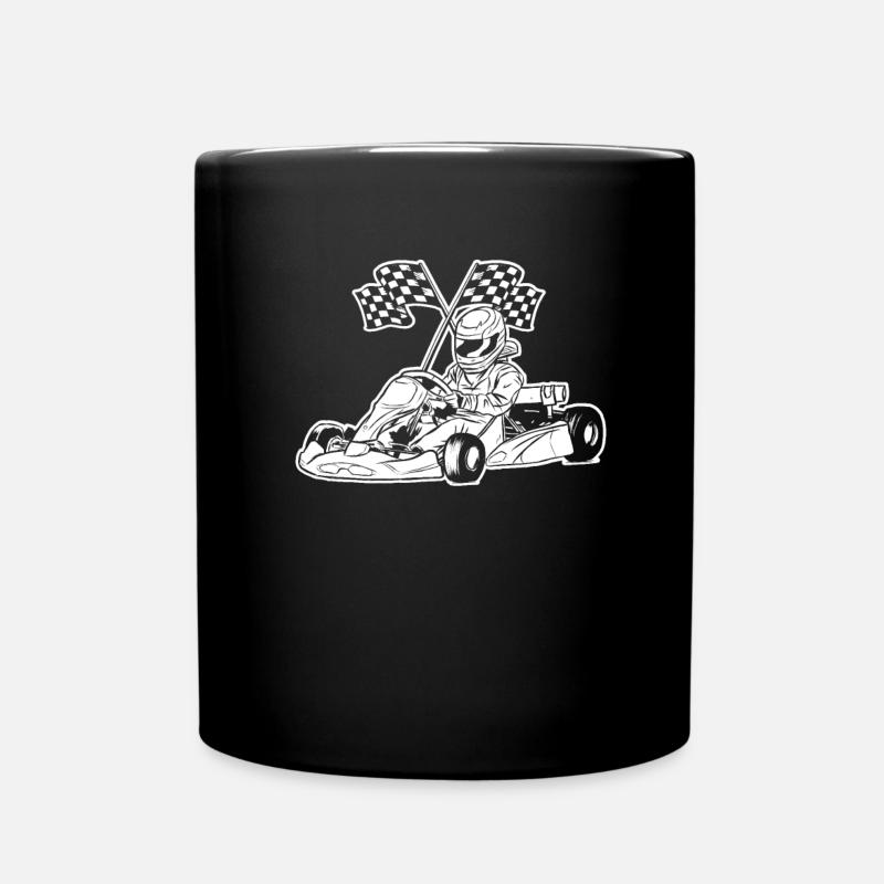 Faire du karting, karting, karting - Mug uni - noir