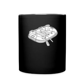 Rafting - Full Colour Mug - black - Front