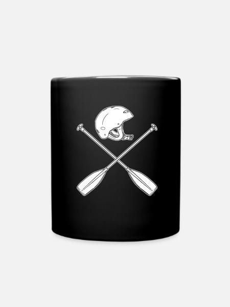 Rafting - Tasse einfarbig - Schwarz