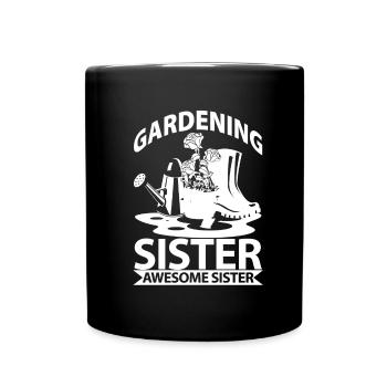 Jardinier amateur jardinier jardinier - Mug uni - noir - Devant