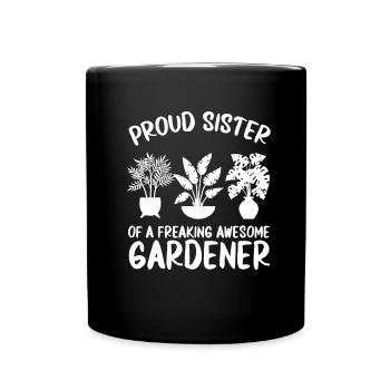 Jardinier amateur jardinier jardinier - Mug uni - noir - Devant