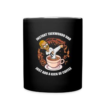 Taekwondo Père Taekwondo - Mug uni - noir - Devant