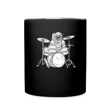 Batterie Batteur Batteur - Mug uni - noir - Devant