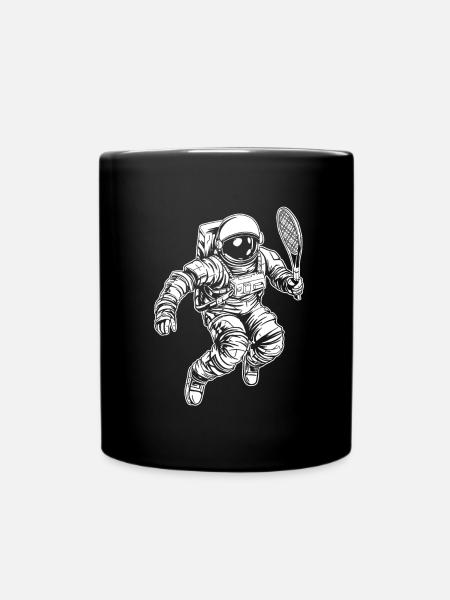 Tennis - Tasse einfarbig - Schwarz