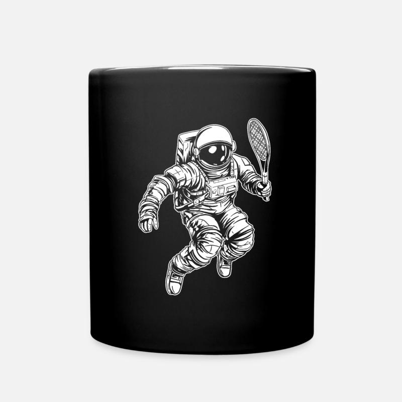 Tennis - Tasse einfarbig - Schwarz