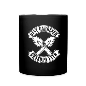 Hobby gardener garden garden grandpa - Full Colour Mug - black - Front