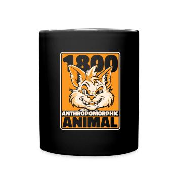 Furry Fandom Fursuits Funny - Full Colour Mug - black - Front