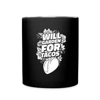 Tacos de jardin Hobby Gardener - Mug uni - noir - Devant