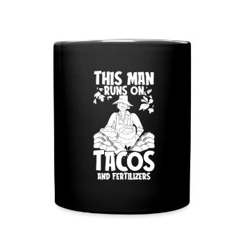 Tacos de jardin Hobby Gardener - Mug uni - noir - Devant