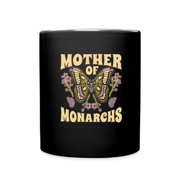 Amateur gardener garden butterflies in the garden - Full Colour Mug - black - Front